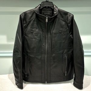 Wilsons Leather Vintage Sean Mens XL Black Jacket